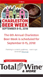 Mobile Screenshot of charlestonbeerweek.com